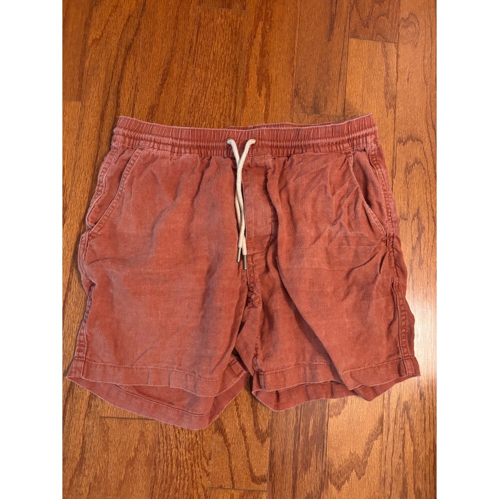 Taylor Stitch Brown 100% Hemp Shorts Size Small